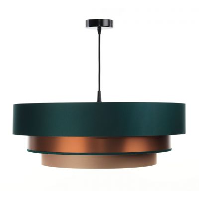 BPS Koncept Triniti lampa wisząca 1x60 W zielona-miedź 050-084-60