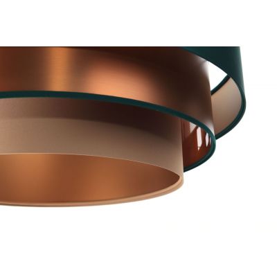 BPS Koncept Triniti lampa wisząca 1x60 W zielona-miedź 050-084-60