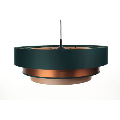 BPS Koncept Triniti lampa wisząca 1x60 W zielona-miedź 050-084-60