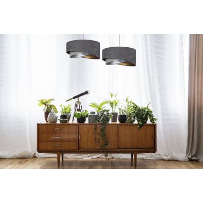 BPS Koncept Galaxy Lebonia lampa wisząca 1x60W grafit/szary/złoty/srebrny 060-080