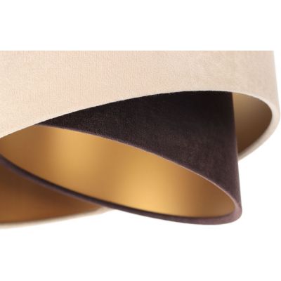BPS Koncept Galaxy lampa wisząca 3x60 W biała-złota-brązowa-beżowa 060-L3-019