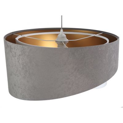 BPS Koncept Galaxy lampa wisząca 1x60 W biała-złota-szary/popielaty 060-024