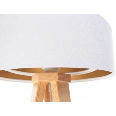 BPS Koncept Galaxy lampa stołowa 1x60W biały/złoty 060S-062