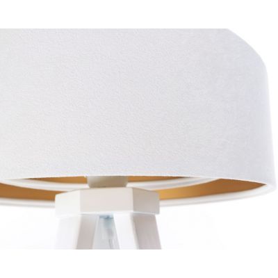BPS Koncept Galaxy lampa stołowa 1x60W biały/złoty 060S-062W