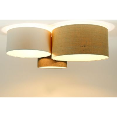 BPS Koncept Boho Ellegant lampa podsufitowa 3x60 W brązowa 080-076