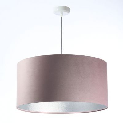 BPS Koncept Glamour lampa wisząca 1x60 W różowa-srebrna 0E0-084-40