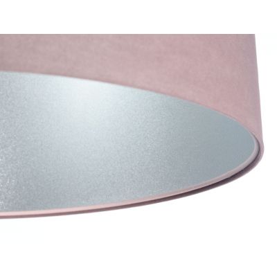BPS Koncept Glamour lampa wisząca 1x60 W różowa-srebrna 0E0-084-40