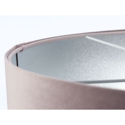 BPS Koncept Glamour lampa wisząca 1x60 W różowa-srebrna 0E0-084-40