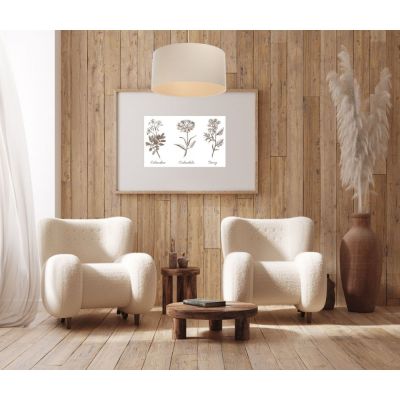 BPS Koncept Boho lampa wisząca 1x60W len 0E0-130-60