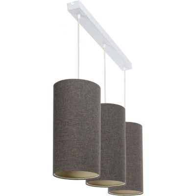 BPS Koncept Boho Ellegant Slim lampa wisząca 3x60W grafitowa 0T0-L3-006