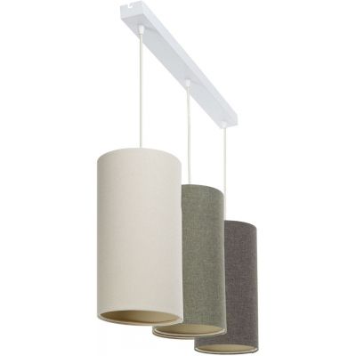 BPS Koncept Boho Ellegant Slim lampa wisząca 3x60W szara/grafitowa 0T0-L3-011