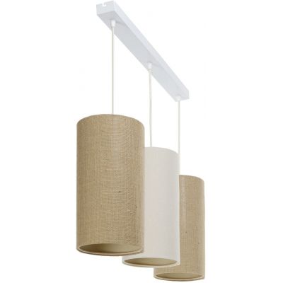 BPS Koncept Boho Ellegant Slim lampa wisząca 3x60W beżowa/brązowa 0T0-L3-012