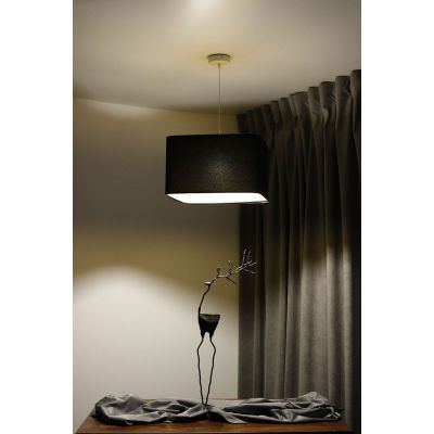 BPS Koncept Kwadro sue lampa wisząca 1x60 W czarna-złota KW-106-40w20