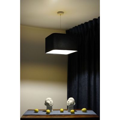 BPS Koncept Kwadro sue lampa wisząca 1x60 W złota-granatowa KW-108-40W25