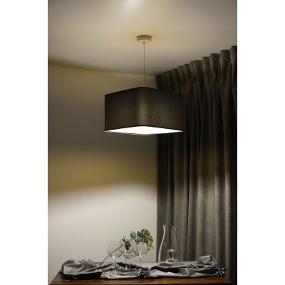 BPS Koncept Kwadro sue lampa wisząca 1x60 W złota-grafitowa KW-110-40W30