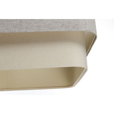 BPS Koncept Kwadro duo lampa wisząca 1x60 W szarobeżowa-kremowa KWD-004