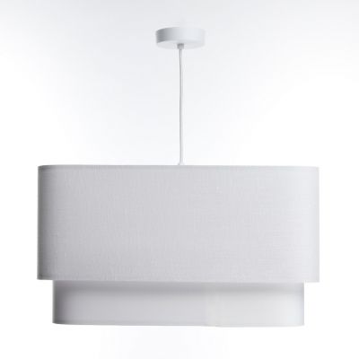 BPS Koncept Kwadro duo lampa wisząca 1x60 W biała KWD-010