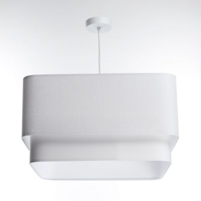 BPS Koncept Kwadro duo lampa wisząca 1x60 W biała KWD-010