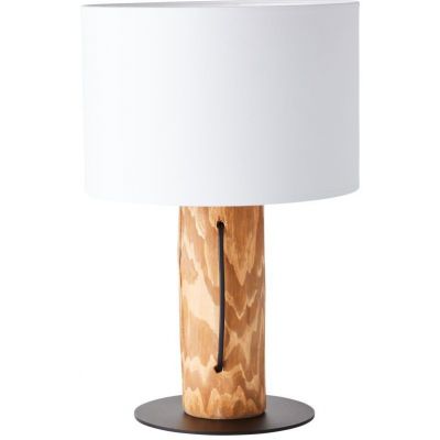 Brilliant Jimena lampa stołowa 1x25W biała/beżowa 93125/35