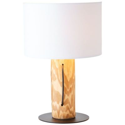 Brilliant Jimena lampa stołowa 1x25W biała/beżowa 93125/35