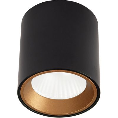 MaxLight Tub lampa podsufitowa 1x7W LED czarna C0211