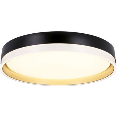 Candellux Florida plafon 1x24W LED biały/czarny/złoty 13-11343