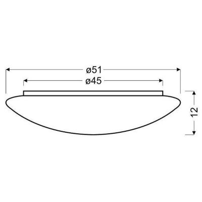 Candellux Sky Efect plafon 1x16W LED biały 14-62093