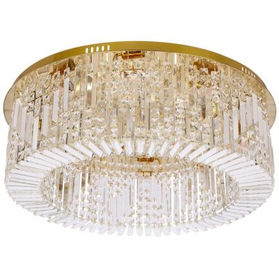 Candellux Maranga plafon 10x10 W złoty-kryształowy 18-33345