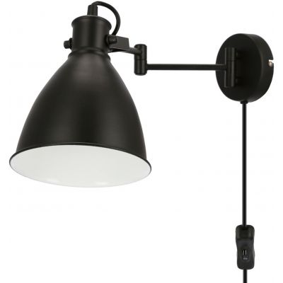 Candellux Espera kinkiet 1x40W czarny/biały 21-85238