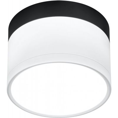 Candellux Tuba lampa podsufitowa 1x9W LED biała/czarna 2273631