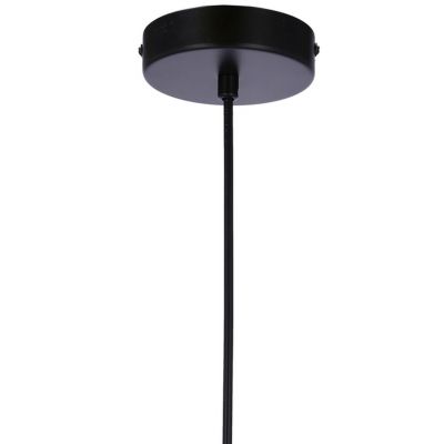 Candellux Jonera lampa wisząca 1x40W czarny/przydymiony 31-08428