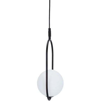 Candellux Cordel lampa wisząca 1x28W czarna/biała 31-10148
