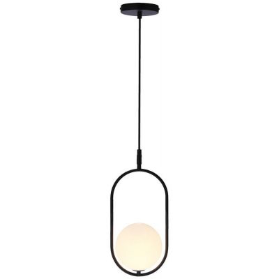 Candellux Cordel lampa wisząca 1x28W czarna/biała 31-10148