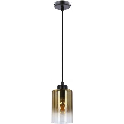 Candellux Aspra lampa wisząca 1x60 W czarna 31-16256