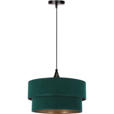 Candellux Scopello lampa wisząca 1x60W zielony/złoty 31-19684