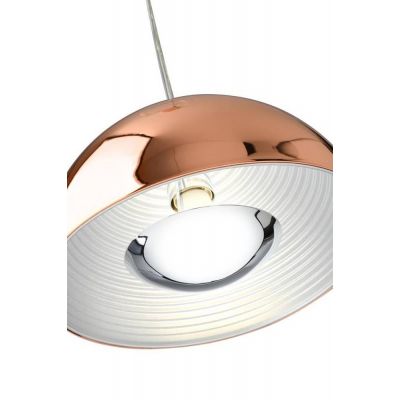Candellux Amalfi lampa wisząca 1x60W miedziana 31-26385