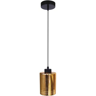 Candellux Cox lampa wisząca 1x60W czarny/złoty 31-59345