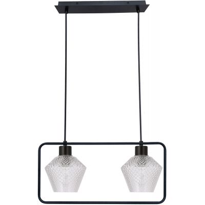 Candellux Niko lampa wisząca 2x40 W czarna 32-26859