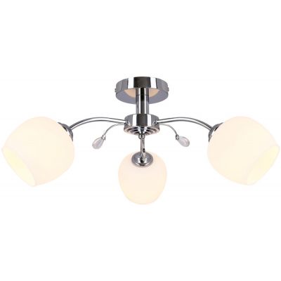 Candellux Estar lampa podsufitowa 3x40W chrom/biały 33-09432