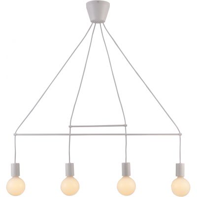 Candellux Alto lampa wisząca 4x40W biały mat 34-70906