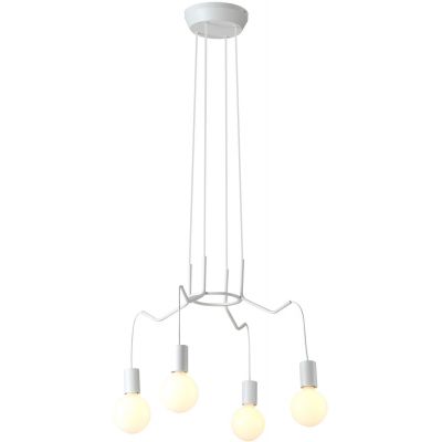 Candellux Basso lampa wisząca 4x40W biały mat 34-71002