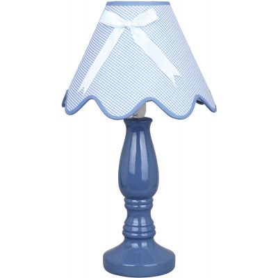 Candellux Lola lampa stołowa 1x40W niebieska 41-04710