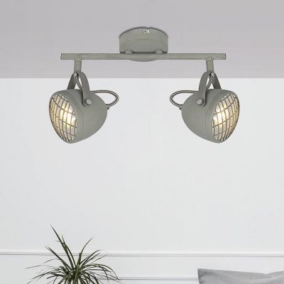 Candellux Pent lampa podsufitowa 2x50W szary 92-68057