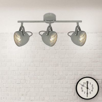 Candellux Pent lampa podsufitowa 3x50W szary 93-68064