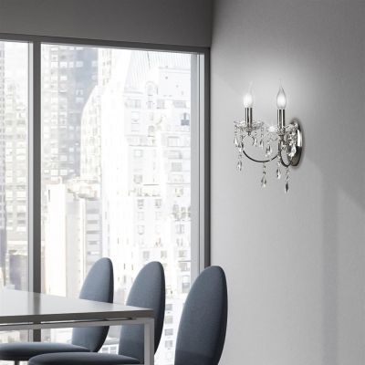 Candellux Aurora kinkiet 2x40W chrom 22-96138