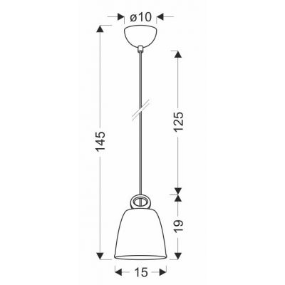 Ledea Sewilla lampa wisząca 1x40W różowa 50101141