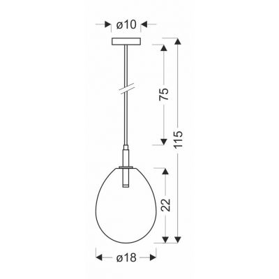 Ledea Lukka lampa wisząca 1x6 W różowa 50133209