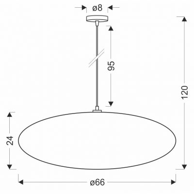 Candellux Cafee lampa wisząca 1x40 W kremowa 31-39224