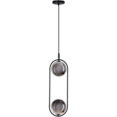 Candellux Cordel lampa wisząca 2x28 W grafitowa 32-44051
