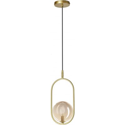 Candellux Cordel lampa wisząca 1x28 W mosiądz 31-44099